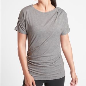 Athleta Essence Pleated Tee